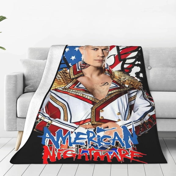 Cody Wrestler Rhodes Throw Blanket Beautiful Air Conditioner Blanket Queen Size Blankets for All Seasons Soft Blankets for Living Room for Beach 60"x50"