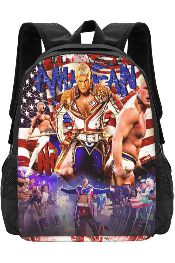 Cody Wrestler Rhodes Unisex Fitness Bag, Backpack for Fitness Fun Work Backpack Notebook Bag for Men and Women