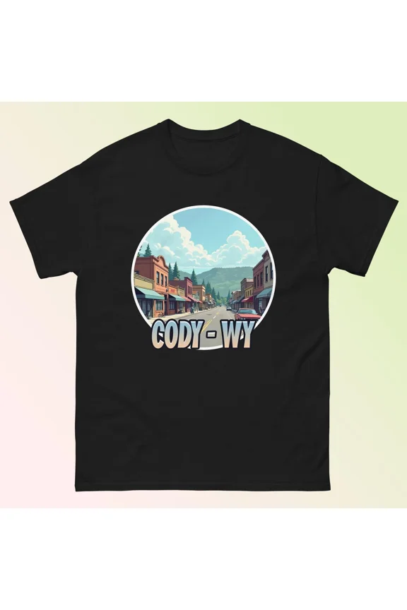Cody - Wyoming Design 1 - Unisex Short Sleeve T-Shirt | eBay