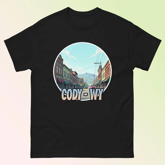 Cody - Wyoming Design 2 - Unisex Short Sleeve T-Shirt | eBay