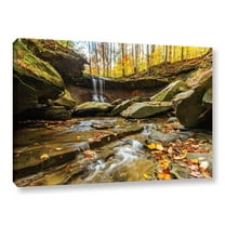 Cody York "Blue Hen Falls 3" Floater-Framed Gallery-Wrapped Canvas