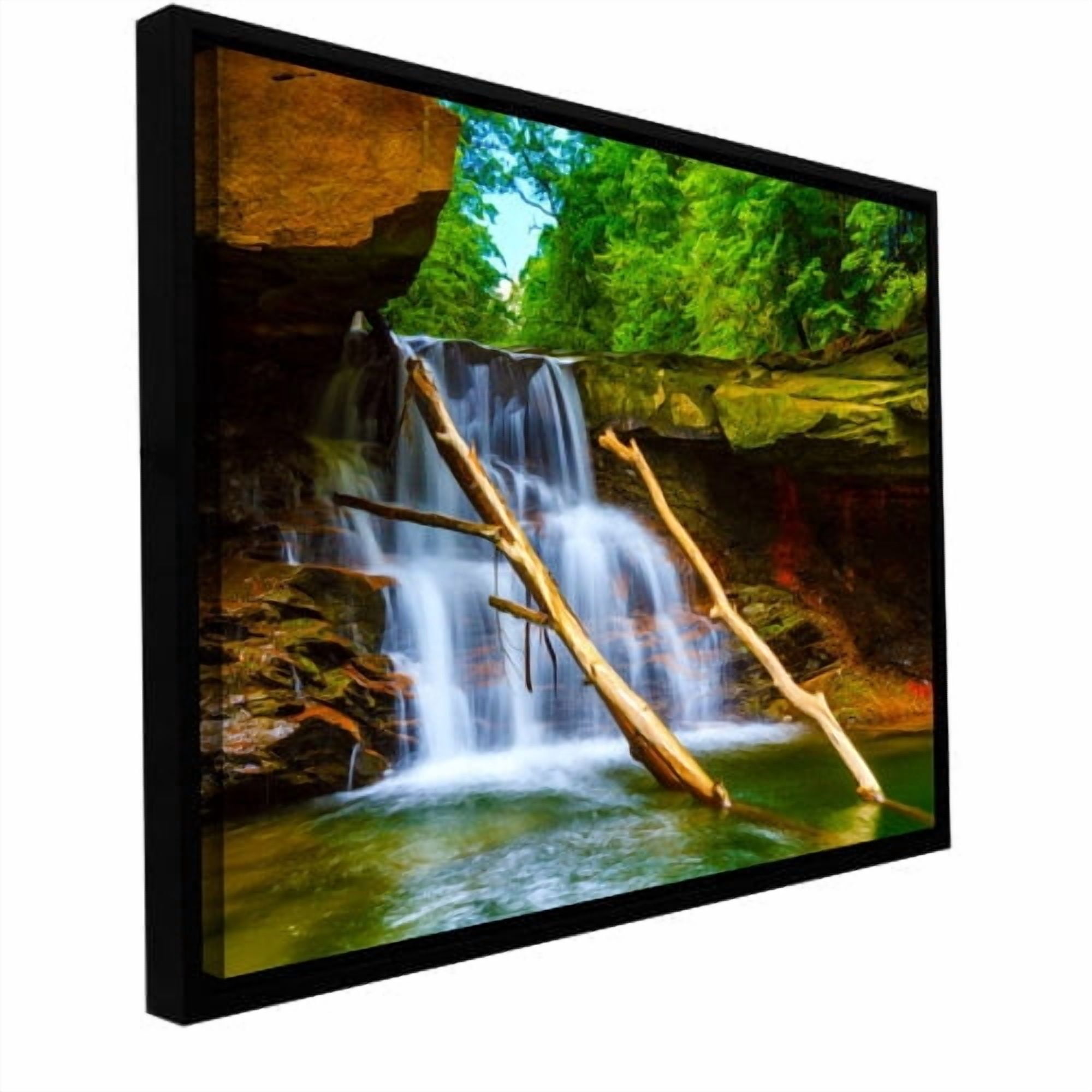 Cody York "Brecksville Falls" Floater-Framed Gallery-Wrapped Canvas