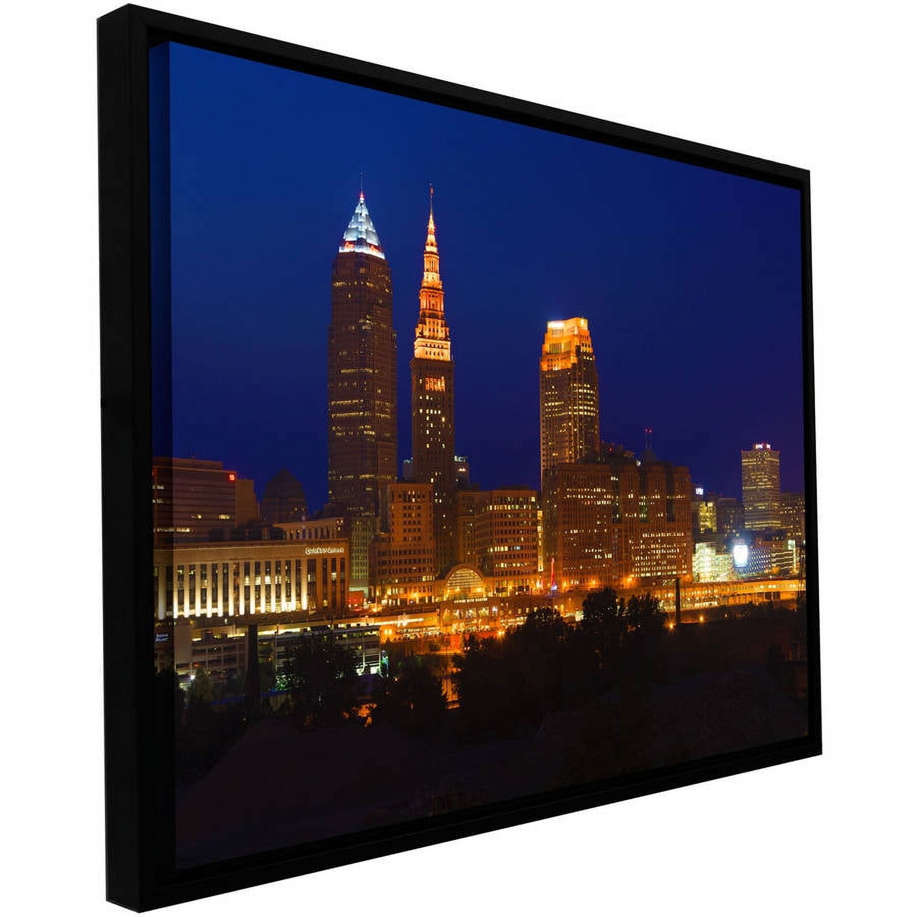 Cody York "Cleveland 15" Floater-Framed Gallery-Wrapped Canvas