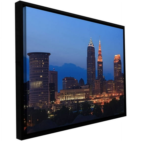 Cody York "Cleveland 17" Floater-Framed Gallery-Wrapped Canvas