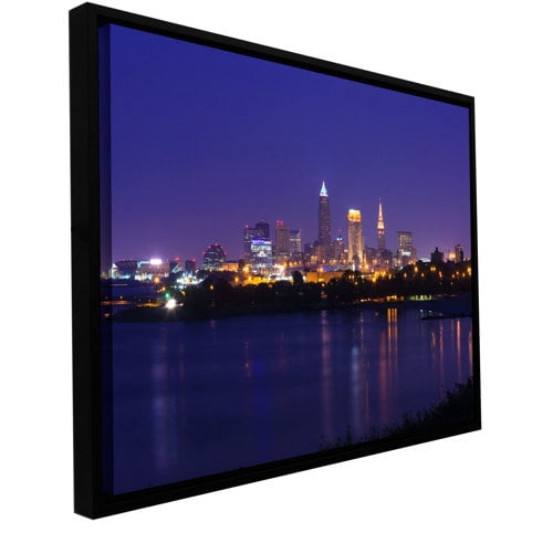 Cody York "Cleveland 18" Floater-Framed Gallery-Wrapped Canvas