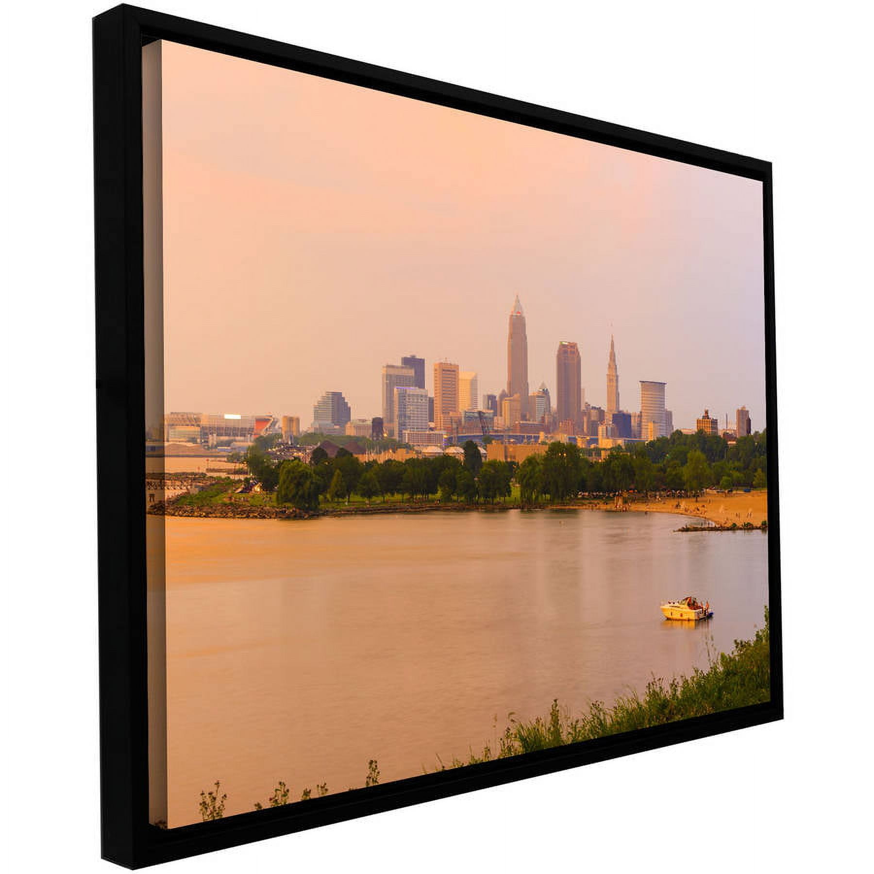 Cody York "Cleveland 19" Floater-Framed Gallery-Wrapped Canvas