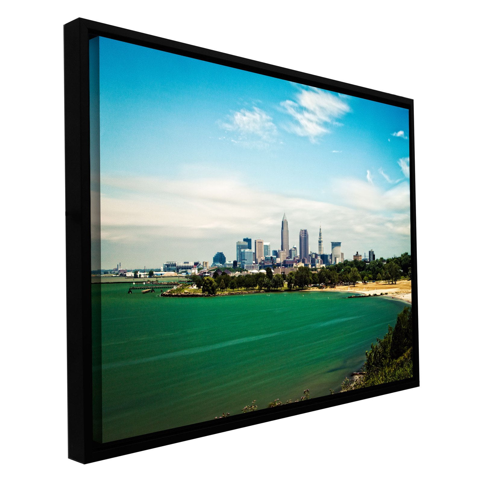 Cody York "Cleveland 22" Floater-Framed Gallery-Wrapped Canvas