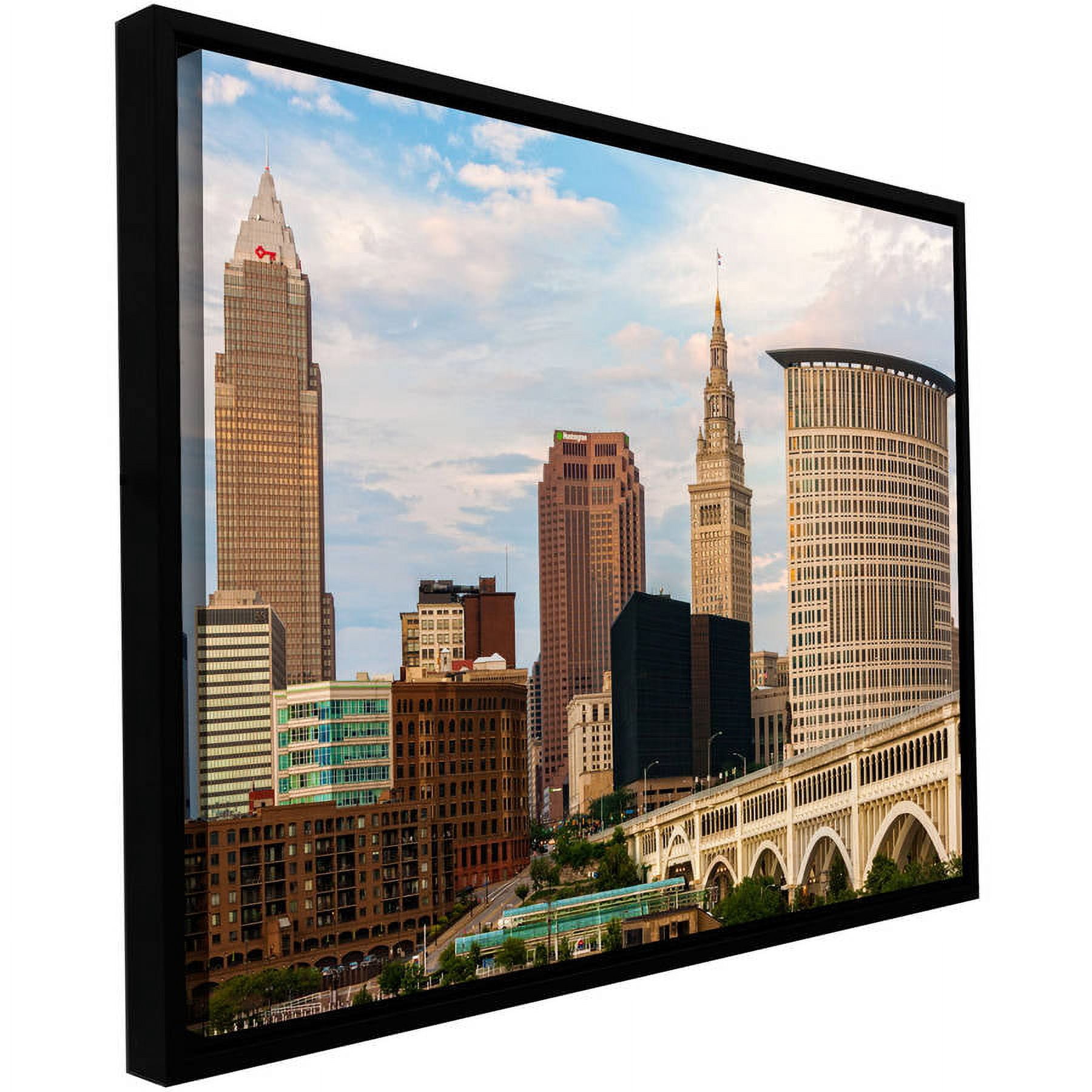 Cody York "Cleveland 9" Floater-Framed Gallery-Wrapped Canvas