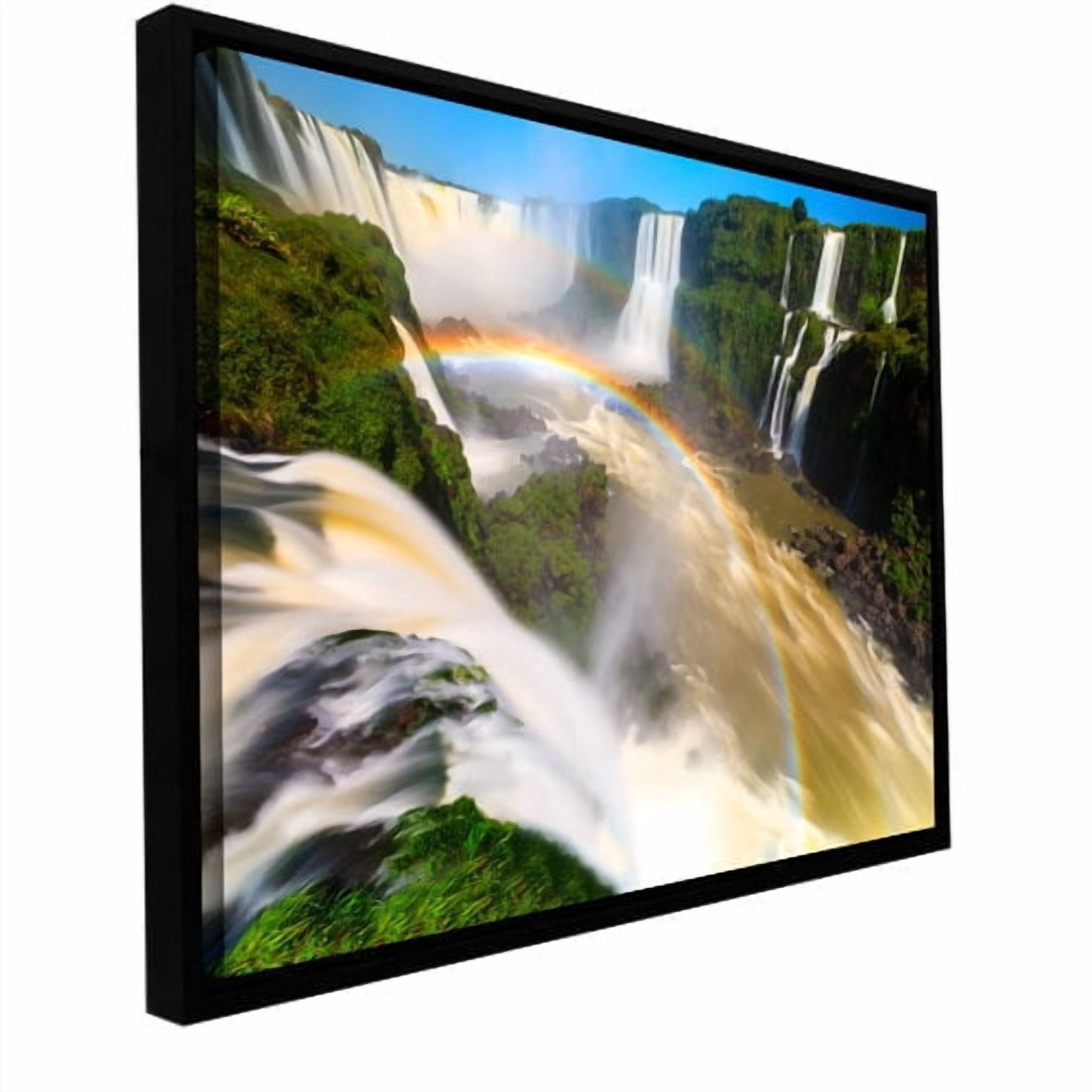 Cody York "Iguassu Falls 2" Floater-Framed Gallery-Wrapped Canvas