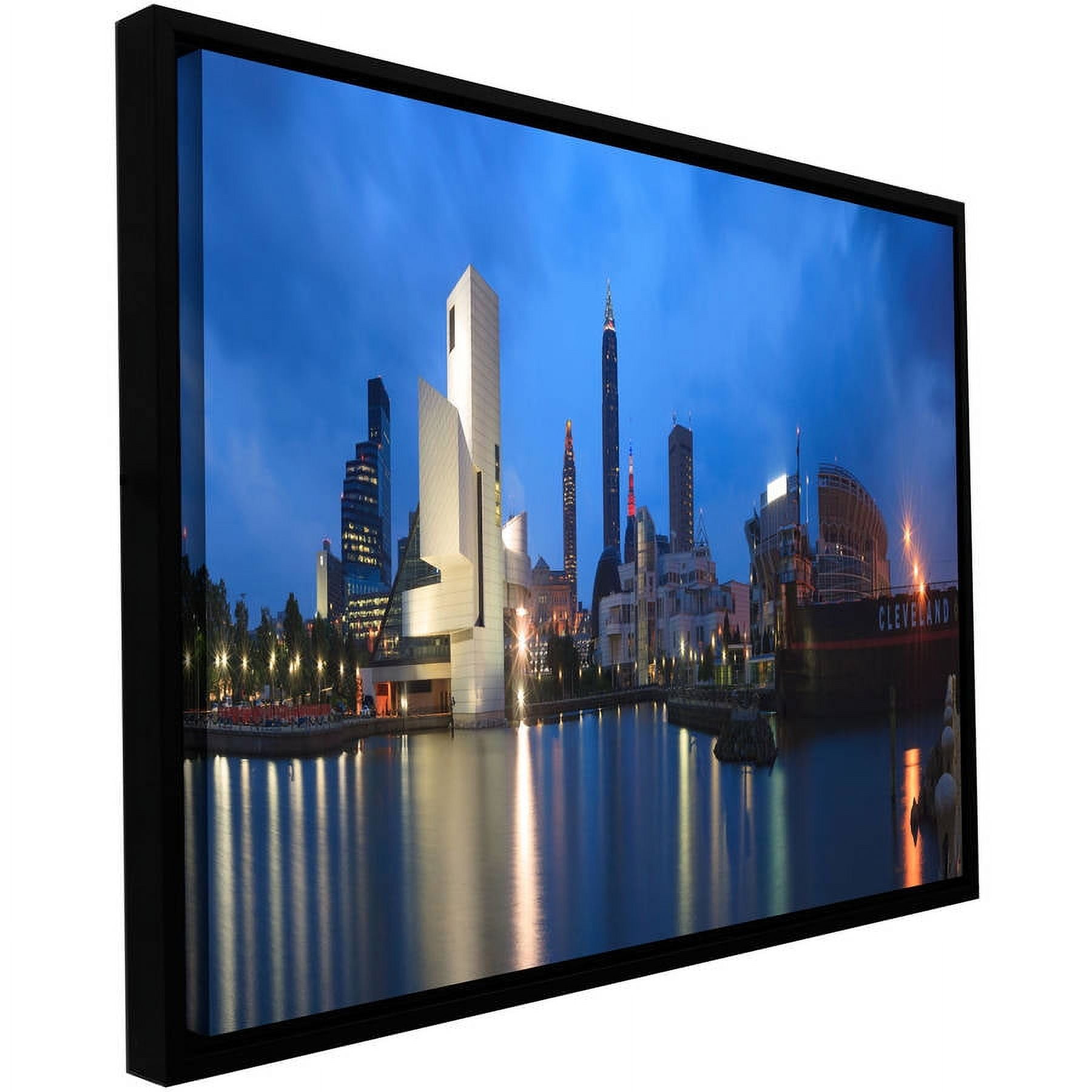 Cody York "North Coast Harbour, Cleveland" Floater Framed Gallery-Wrapped Canvas
