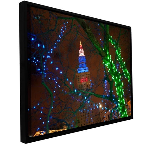 Cody York "Terminal Tower" Floater-Framed Gallery-Wrapped Canvas