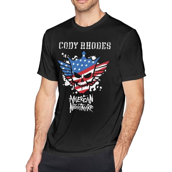Cody and Rhodes Men's T-Shirt Fashion Crewneck Cotton Short Sleeve for Men's T Shirt