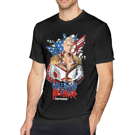 Cody and Rhodes Men's T-Shirt Fashion Crewneck Cotton Short Sleeve for Men's T Shirt