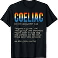 thumbnail image 1 of t-shirt Coeliac Definition Gluten Free Celiac Disease Awareness T-Shirt., 1 of 4