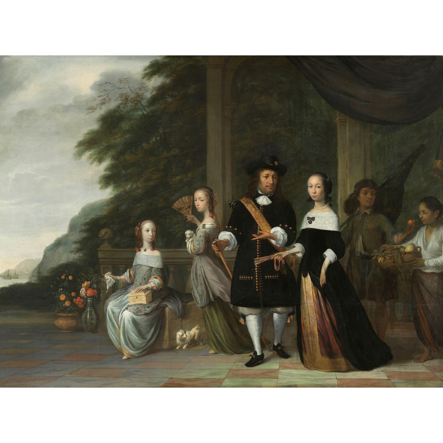 Coeman Coeman Portrait Pieter Cnoll Family Painting Extra Large XL Wall Art ...