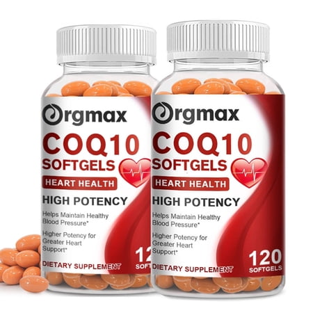 Coenzyme Q10 200mg | COQ10 Capsules Support for Heart | 240 Ct (2 PACK)