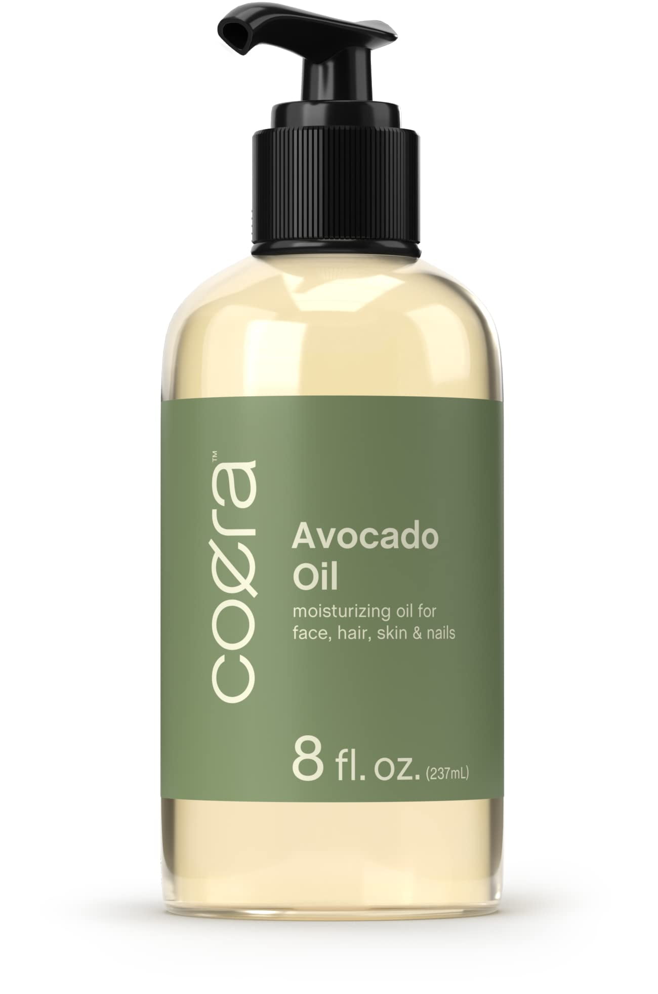 Coera Avocado Oil 8 fl oz Moisturizing Oil for Face, Hair, Skin and