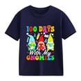 thumbnail image 1 of Coerni 100 Days Of School Letter Graphic Shirt for Toddler Boys Girls, Kids Happy 100th Day School Soft Cotton Tee Tops, 1 of 8