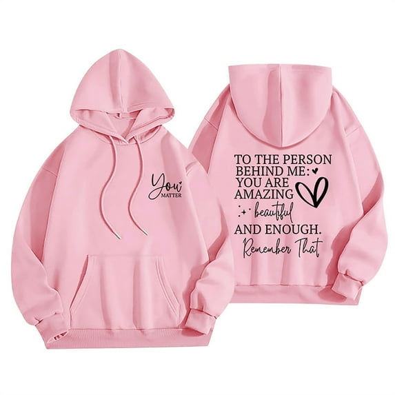 Coerni 2-14 Years Teen Girls Heart and Letter Graphic Hoodie Cozy Fashionable Long Sleeve Pom Puff Pullover Sweatshirt