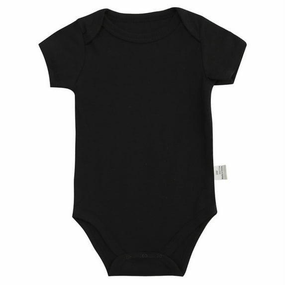 Coerni 6 Color Solid Color Baby Cotton Short Sleeved Triangle Climbing Suit Baby Summer Clothing 3 24M Girl Body Suit