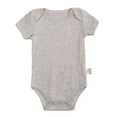 thumbnail image 1 of Coerni 6 Color Solid Color Baby Cotton Short Sleeved Triangle Climbing Suit Baby Summer Clothing 3 24M Girl Body Suit, 1 of 2