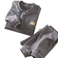 thumbnail image 1 of Coerni Baby Boy Fall Winter Clothes Toddler Boy Outfits Long Sleeve Patchwork Sweatshirt Tops Pants 2 Piece 3 Months-16T, 1 of 9