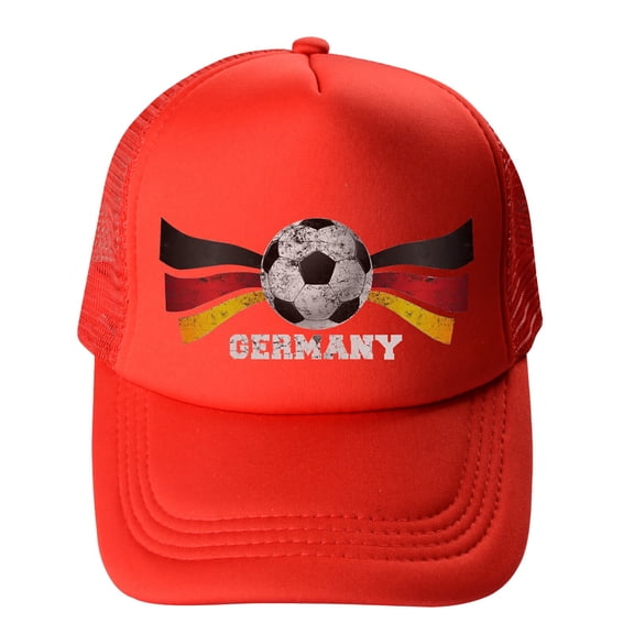 Coerni Baby Boys Girls Baseball Hat Cap GERMANY Children's Visor Baseball Cap Cap Cap Cap Football Print Boy Baseball Hat