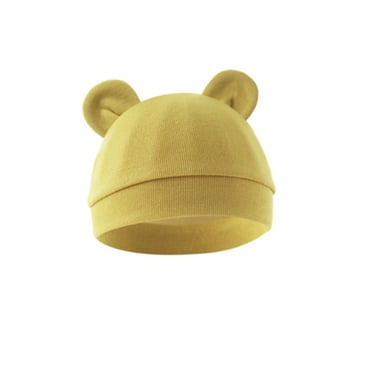 Coerni Baby Boys Girls Beanies Baby Hat Bear Ears Caps Baby Boy Girl Toddler Hats Caps for 0-6 Months Teal Hat