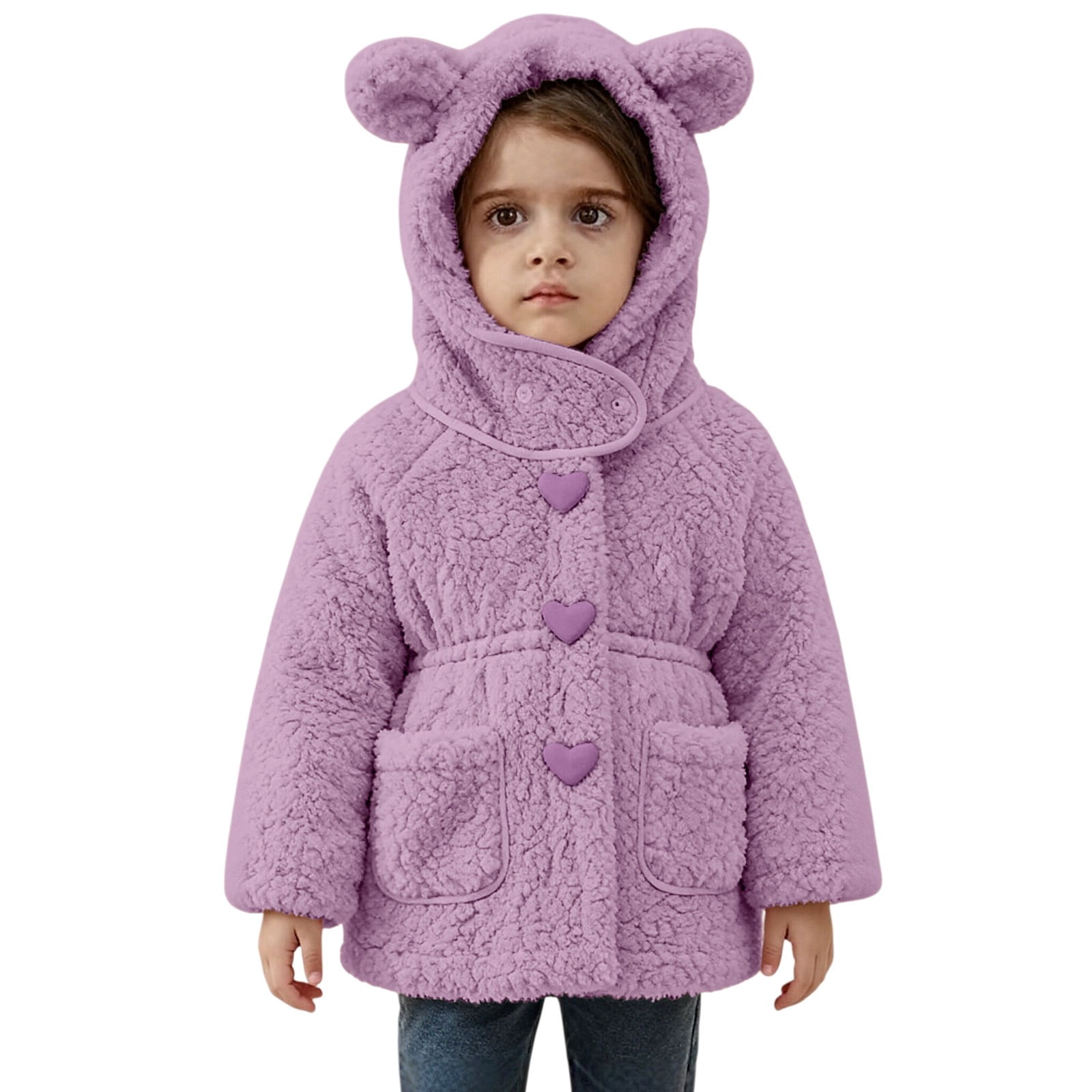 0-4 Years Old Baby Boys And Girls Fleece Bodysuit Cartoon Animal Corner Hooded Warm Thick Winter Bodysuit Coat Snow Suit Suitable For Toddlers, Girls, Boys Halloween Costumes, Plush Warm Autumn And Winter Clothes, Halloween Gifts