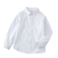 thumbnail image 1 of Coerni Baby Boys Long Sleeve Button Down Shirt Boys' and Toddler Special Occasion Long Sleeve Button Up Dress Shirts 3-13 Years, 1 of 4