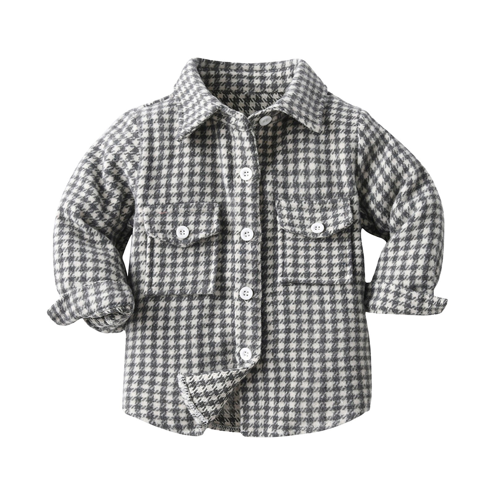Coerni Baby Boys Shirt Jacket Plaid Buffalo Shacket Flannel Tartan ...
