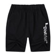 thumbnail image 1 of Coerni Baby Boys Sweat Shorts Toddler Children Boys Pull On Cartoon Numbers Prints Pockets Sports Casual Pants Bottoms Shorts, 1 of 3
