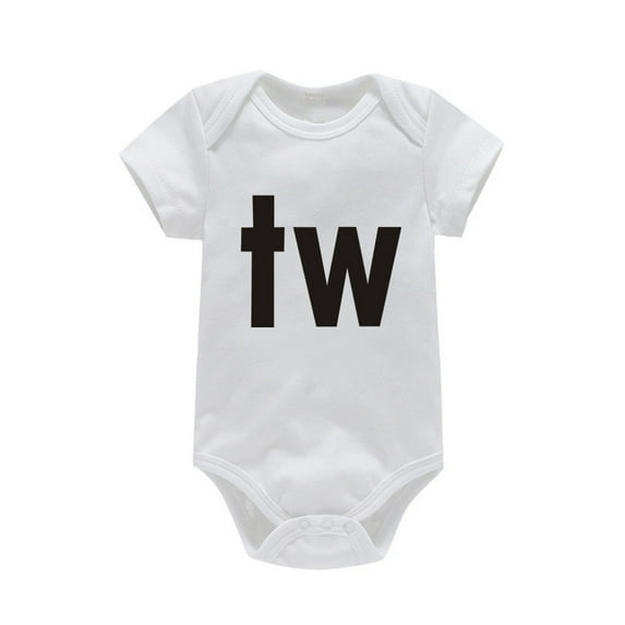 Coerni Cute Baby Crawler Twin Alphabet Crawler Pure Cotton Baby Crawler Alphabet Twin Printed Twin Baby Jumpsuit Baby 4