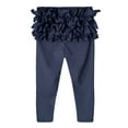 thumbnail image 1 of Coerni Baby Little Girls Solid Ruffles Pants Girls Winter Cotton Leggings Toddler Kids Stretchy Thermal Tights Pants, 1 of 4