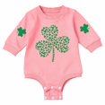 thumbnail image 1 of Coerni Baby Onesie Bodysuits 1st Birthday Outfit St Patricks Day Romper Bodysuit Soft Graphic Oversized Button Sweatshirt Jumpsuit, 1 of 6