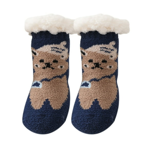 Coerni Baby Socks Christmas Socks Toddler Boys Girls Children Socks Soft Sole Non Slip Toddler Shoes Socks Princess Socks Floor Girls Tube Socks