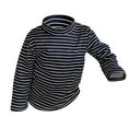 thumbnail image 1 of Coerni Baby Toddlers Long Sleeve Tee Shirts Kids Cotton Striped Crew Neck Tops Autumn Pullover Sweatshirts 6 Months-10 Years, 1 of 9