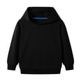 thumbnail image 1 of Coerni Toddler Boys Girls Solid Classic Hoodies Pullover Sweatshirt Kids Basic Hooded Long Sleeve School Tops Warm Clothes, 1 of 3