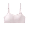 thumbnail image 1 of Coerni Big Kids Girls Cotton Cropped Stretch Training Bra Crop Adjustable Straps Sports Bras For Girls Multicolor Toddler Underwear 2t, 1 of 7