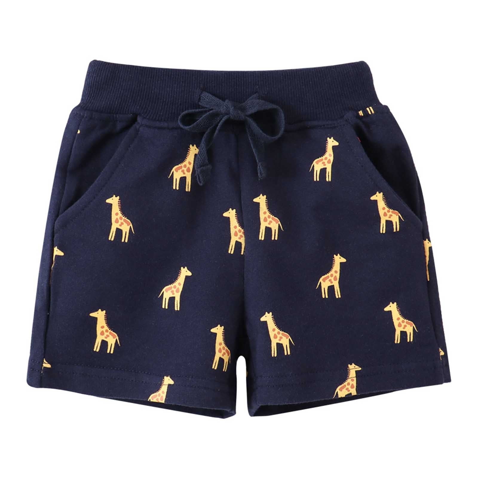 Coerni Boy Shorts Kids Toddler Baby Girls Boys Print Animal Spring ...