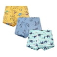 thumbnail image 1 of Coerni Boys Astronaut Truck Pattern Underwear Little Boys' Cotton Boxer Brief Soft Trunks Multipack Toddler Comfy Briefs, 1 of 2