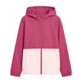thumbnail image 1 of Coerni Boys& Girls 50+ Sun Hoodie Jacket Color Block Long Sleeve Full Zip Sun Protection Coats Summer Outdoor Lightweight Kids Clothes, 1 of 7