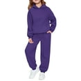 thumbnail image 1 of Coerni Boys Girls Hoodie and Sweatpants Set for Kids Cotton Warm Athletic Sweatsuit Youth Fleece Sweatshirt Outfits Trendy Suit, 1 of 7