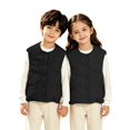 thumbnail image 1 of Coerni Boys Girls Puffer Vest Snap-Up Sleeveless Layering Gilet Lightweight Cozy Warm Outerwear Fall Winter Trendy Clothes, 1 of 9