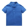 thumbnail image 1 of Coerni Boys Girls Short Sleeve Golf Polo Shirts Quick-Dry Athletic Tops Tennis Shirts Girl School Uniform Tops for Kids, 1 of 9