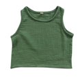 thumbnail image 1 of Coerni Boys Girls Toddler Sleeveless Tank Top Soft Cotton Summer Vest Tops, Casual Crewneck Undershirt Baby Solid Color Shirts, 1 of 4