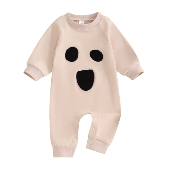 Coerni Children's Jumpsuits Fall Cotton Clothes Cute Sweater Boy Girl Halloween Outfit Toddler Button Romper Overalls