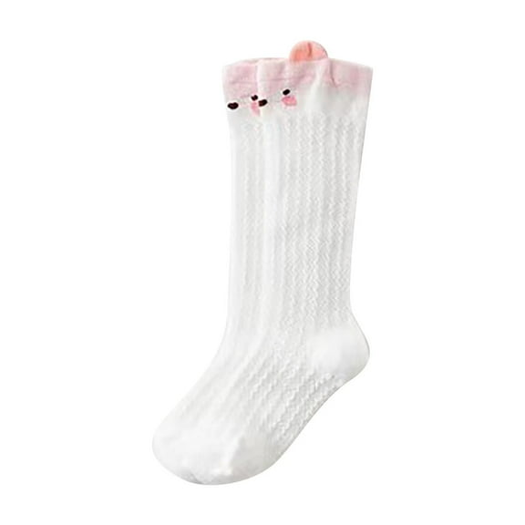 Coerni Children's Socks Summer New Solid Color Socks Baby Breathable Over The Knee Baby Socks Baby Mid-calf Socks