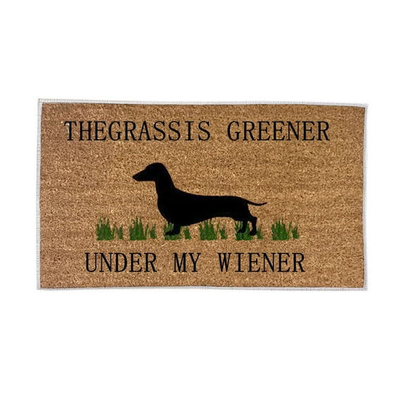 Coerni Cute And Funny Dog Welcome Mat For Doorway Decorative Mat For Bedroom Living Room (1PC) 9x8 Area Rug