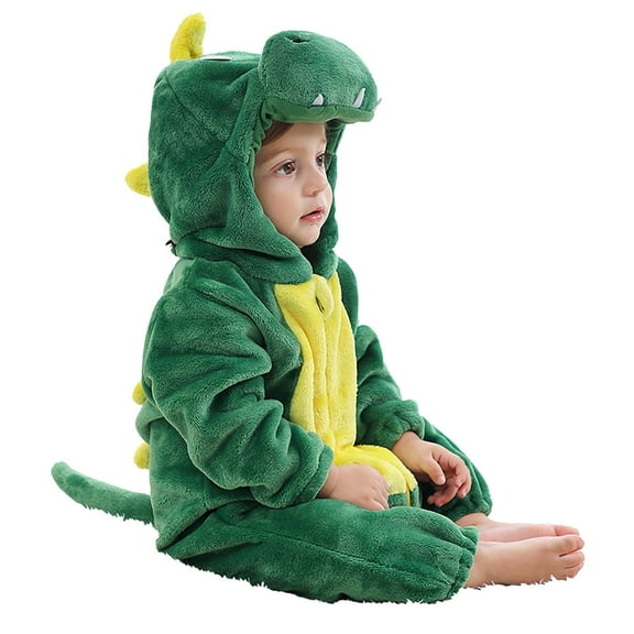 Coerni Fleece Baby Bunting Bodysuit – Boys Girls One Piece Kids Hooded Romper Outerwear Toddler Jacket 𝐇alloween Clothes